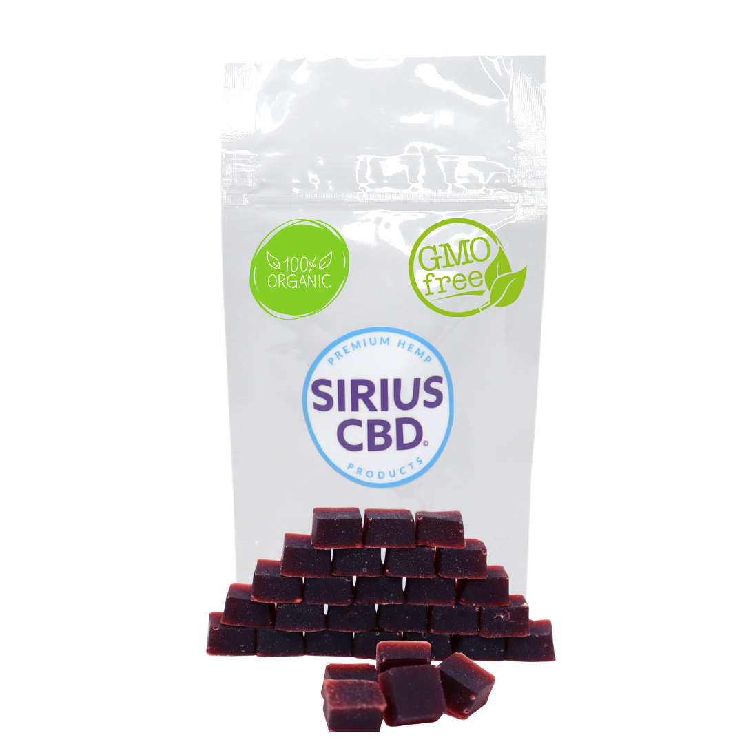 Sirius CBD Full Spectrum Black Cherry Raspberry Gummies | Sirius CBD